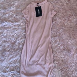 Nude/pink tightini dress